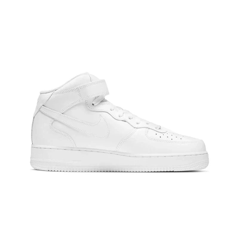 Nike Air Force 1 pure white mid-top sneakers CW2289-111