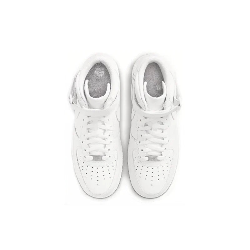 Nike Air Force 1 pure white mid-top sneakers CW2289-111