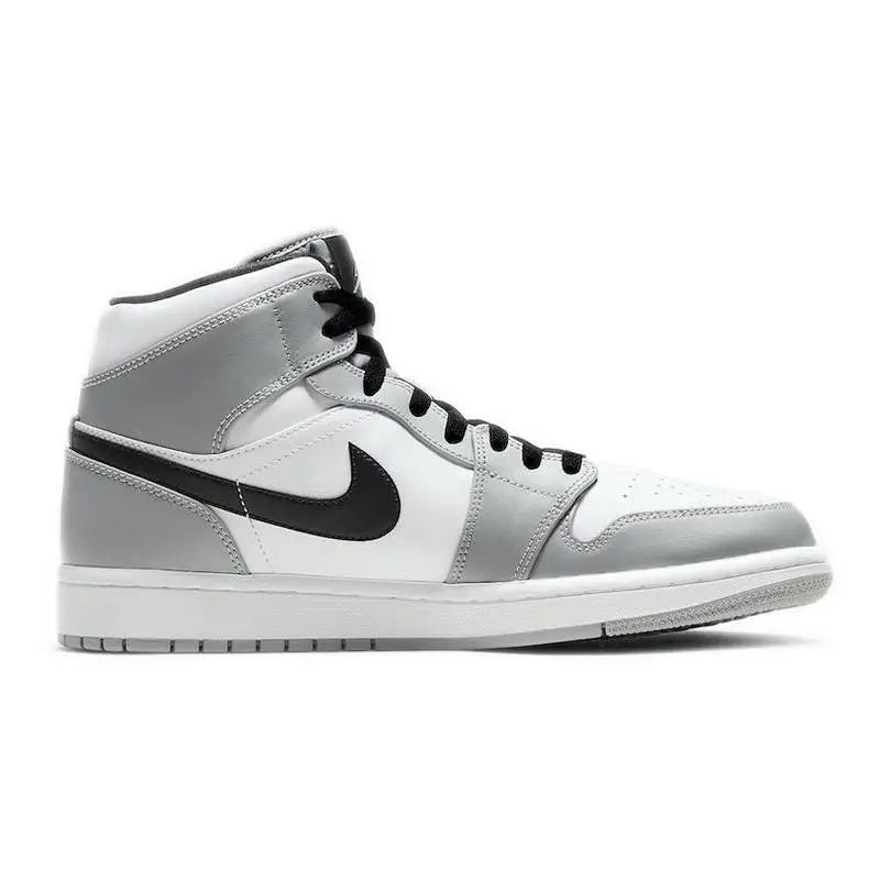 Air Jordan 1 Mid 'Smoke Grey' Sneakers shoes 554724-092