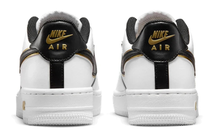 Nike Kids Air Force 1 LV8 "White Metallic Gold" Sneakers