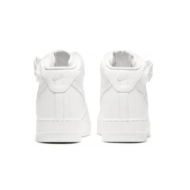 Nike Air Force 1 pure white mid-top sneakers CW2289-111