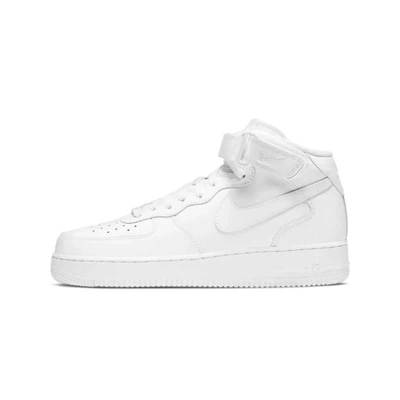 Nike Air Force 1 pure white mid-top sneakers CW2289-111